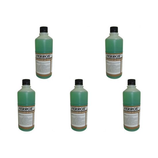Kit C/5 - Ferrox Removedor Ferrugem 1000 Ml