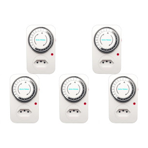 Kit C/5 - Qualitronix Timer Analogico Qta01