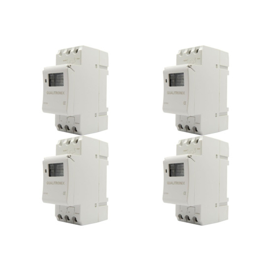 Kit C/4 - Qualitronix Timer Digital P/Trilho