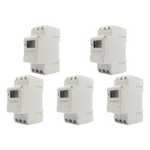 Kit C/5 - Qualitronix Timer Digital P/Trilho