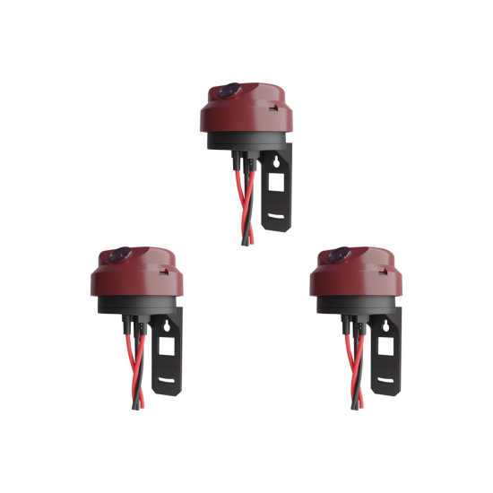 Kit C/3 - Exatron Rele Fotoel.C/Base 4Fio 220