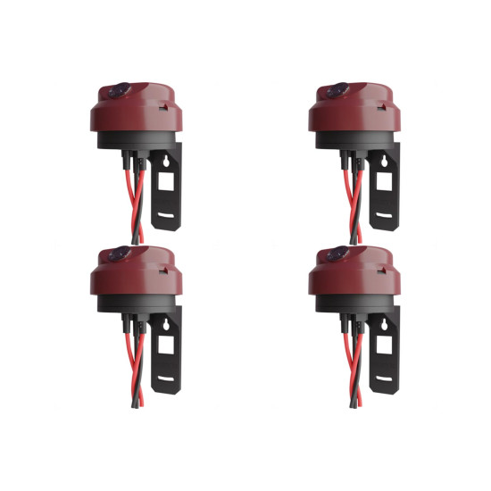 Kit C/4 - Exatron Rele Fotoel.C/Base 4Fio 220