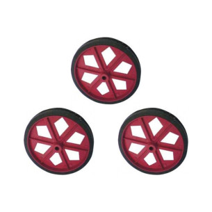 Kit C/3 - Politex Roda Carrinho Feira