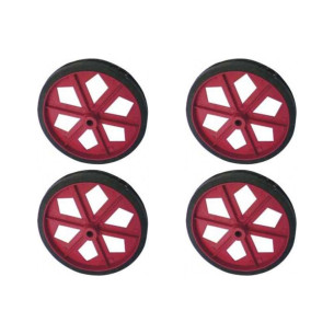 Kit C/4 - Politex Roda Carrinho Feira