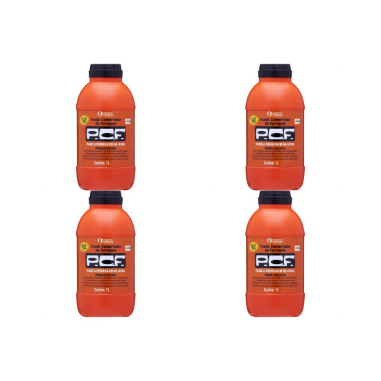 Kit C/4 - Tapmatic Removedor Neutralizador Convertedor. De Ferrugem Pcf 1000Ml