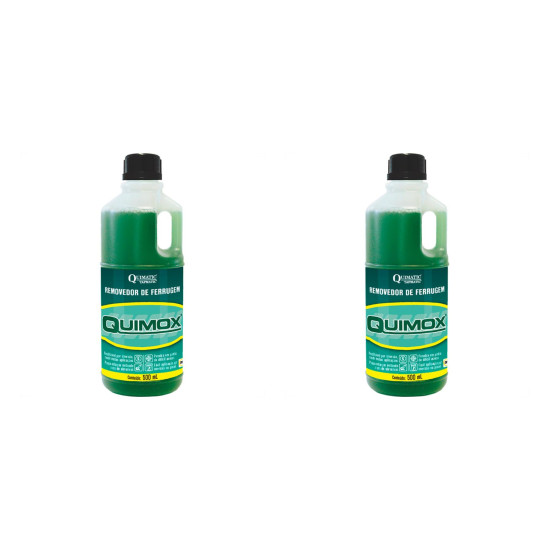 Kit C/2 - Tapmatic Removedor Ferrugem Quimox 500 Ml