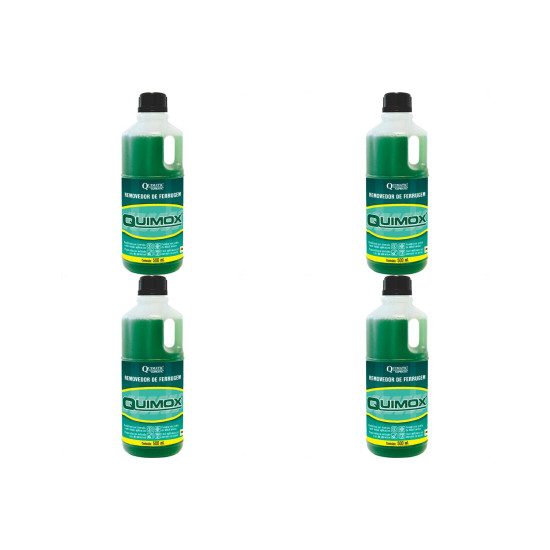 Kit C/4 - Tapmatic Removedor Ferrugem Quimox 500 Ml