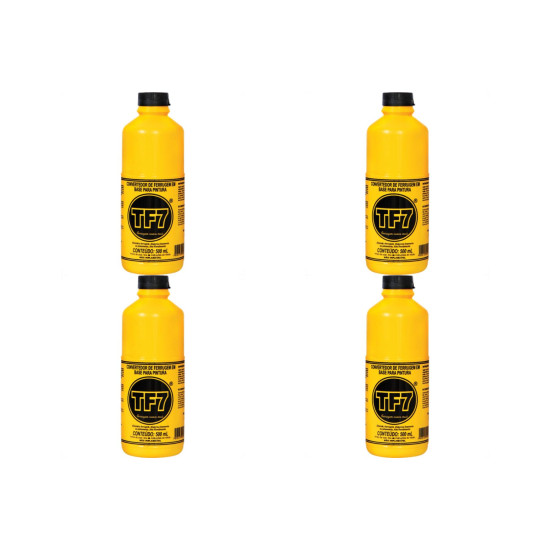 Kit C/4 - Xadrez Removedor Neutralizador Convertedor. De Ferrugem Tf7 500Ml