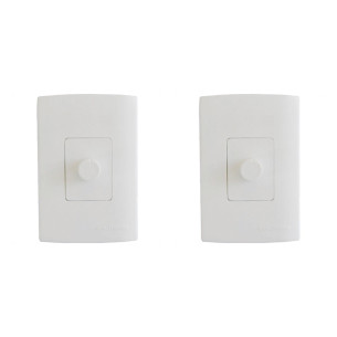 Kit C/2 - Qualitronix Dimmer Rot. 4X2 Emb-Qd32