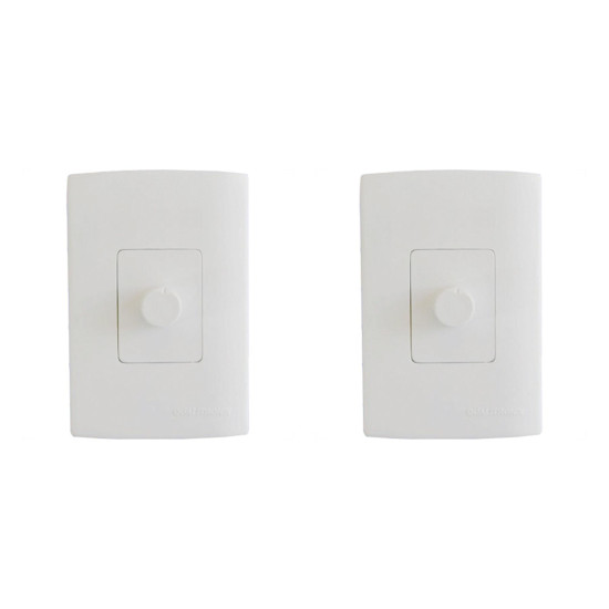 Kit C/2 - Qualitronix Dimmer Rot. 4X2 Emb-Qd32