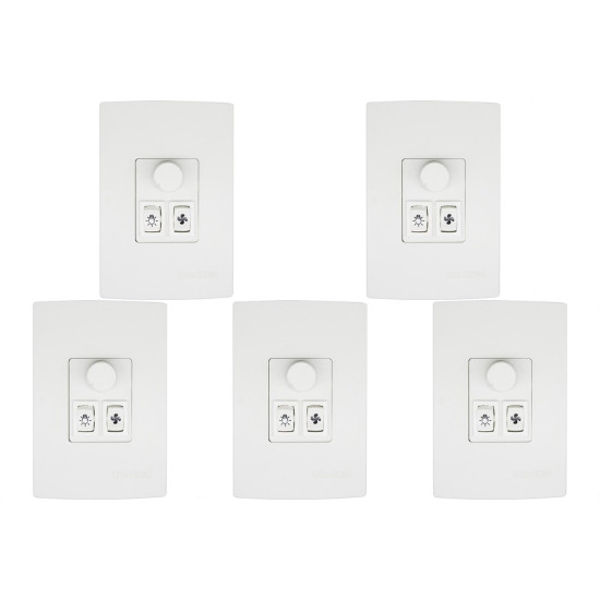 Kit C/5 - Qualitronix Controle Vent/Lamp 1 Lampada-Qv371