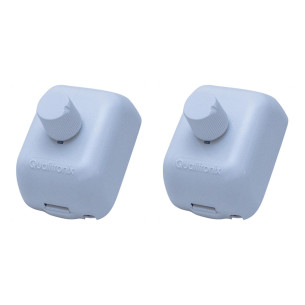 Kit C/2 - Qualitronix Controle Vent/Dimmer Sobrepor-Qv39