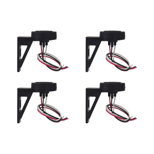 Kit C/4 - Qualitronix Base P/Rele Reforcada Pvc-Qb1