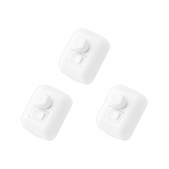 Kit C/3 - Controle Para Ventilador Qualitronix Sobrepor B...