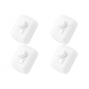 Kit C/4 - Controle Para Ventilador Qualitronix Sobrepor B...