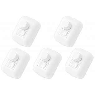 Kit C/5 - Controle Para Ventilador Qualitronix Sobrepor B...