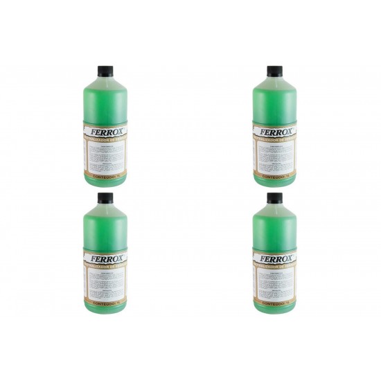 Kit C/4 - Removedor De Ferrugem Ferrox Anticorrosivo 1L Kit C/4 - Removedor De Ferrugem Ferrox Anticorrosivo 1L