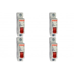 Kit C/4 - Disjuntor Steck ''Din'' Unipolar 16A. C