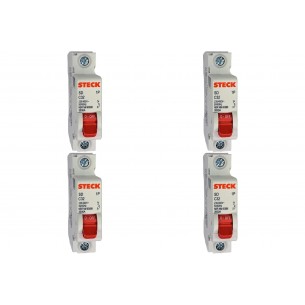 Kit C/4 - Disjuntor Steck ''Din'' Unipolar 32A. C