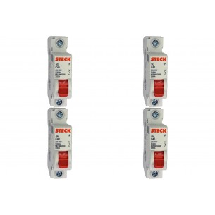 Kit C/4 - Disjuntor Steck ''Din'' Unipolar 40A. C