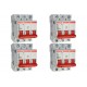 Kit C/4 - Disjuntor Steck ''Din'' Tripolar 25A. C