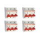 Kit C/4 - Disjuntor Steck ''Din'' Tripolar 100A. C