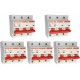 Kit C/5 - Disjuntor Steck ''Din'' Tripolar 80A. C Kit C/5 - Disjuntor Steck ''Din'' Tripolar 80A. C