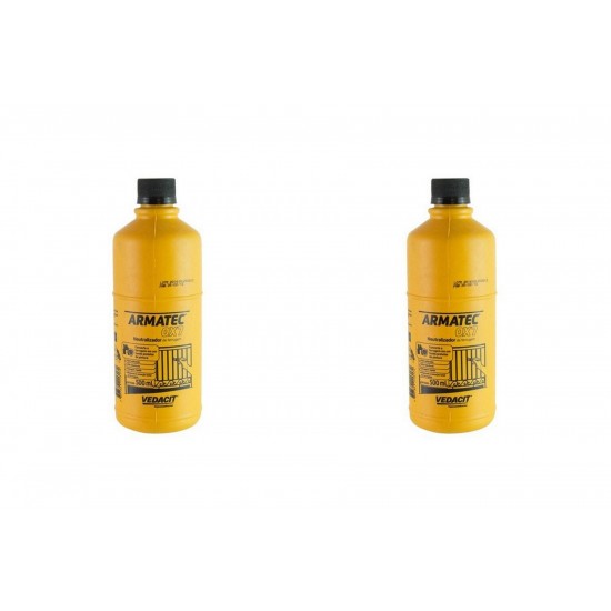 Kit C/2 - Removedor De Ferrugem Vedacit Armatec Ox7 Neutr... Kit C/2 - Removedor De Ferrugem Vedacit Armatec Ox7 Neutr...