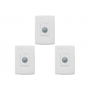Kit C/3 - Sensor De Presenca + Fotocelula Qualitronix Emb...