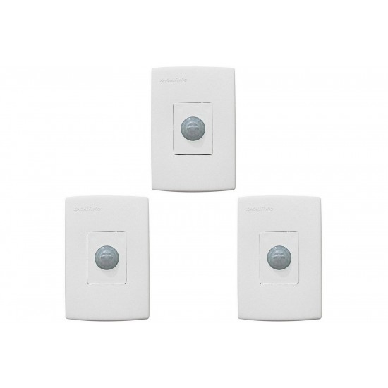 Kit C/3 - Sensor De Presenca + Fotocelula Qualitronix Emb...