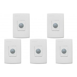 Kit C/5 - Sensor De Presenca + Fotocelula Qualitronix Emb...