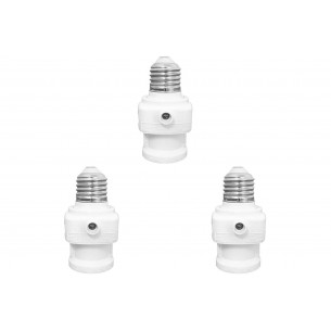 Kit C/3 - Sensor Fotocelula Acende Quando Escurece Com So...