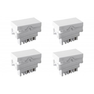 Kit C/4 - Modulo Ilumi Vivaz 1 Paralelo 10A. Branco 7522