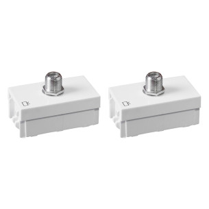 Kit C/2 - Modulo Ilumi Vivaz Tomada Conector De Antena Br... Kit C/2 - Modulo Ilumi Vivaz Tomada Conector De Antena Br...