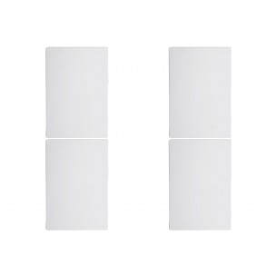 Kit C/4 - Placa Conjunto Modular Ilumi Vivaz 4X2 Cega + S...