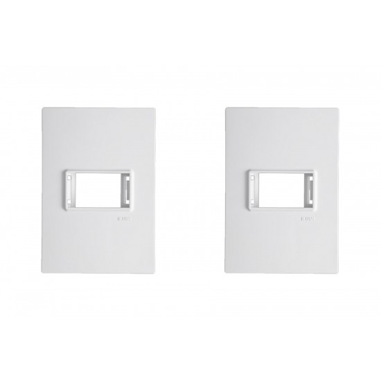 Kit C/2 - Placa Conjunto Modular Ilumi Vivaz 4X2 - 1 Modu...