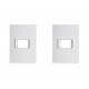 Kit C/2 - Placa Conjunto Modular Ilumi Vivaz 4X2 - 1 Modu...