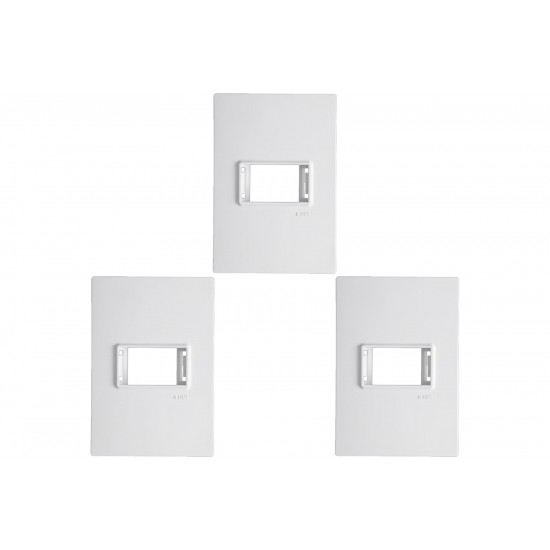 Kit C/3 - Placa Conjunto Modular Ilumi Vivaz 4X2 - 1 Modu... Kit C/3 - Placa Conjunto Modular Ilumi Vivaz 4X2 - 1 Modu...