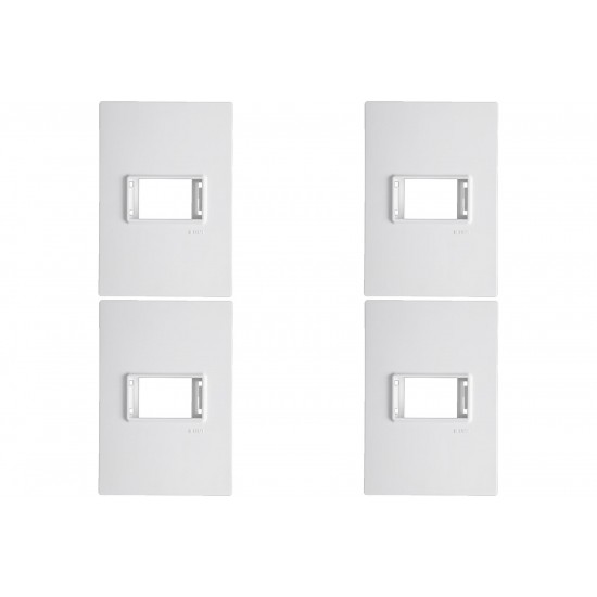 Kit C/4 - Placa Conjunto Modular Ilumi Vivaz 4X2 - 1 Modu... Kit C/4 - Placa Conjunto Modular Ilumi Vivaz 4X2 - 1 Modu...