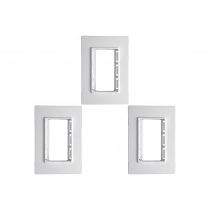 Kit C/3 - Placa Conjunto Modular Ilumi Vivaz 4X2 - 3 Modu... Kit C/3 - Placa Conjunto Modular Ilumi Vivaz 4X2 - 3 Modu...