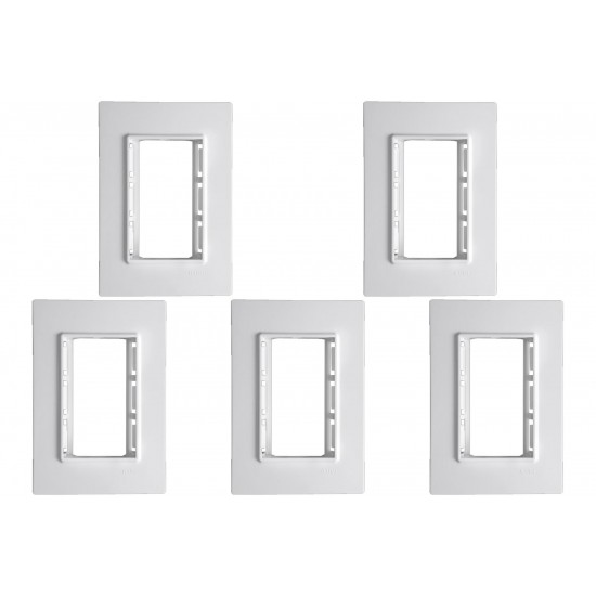 Kit C/5 - Placa Conjunto Modular Ilumi Vivaz 4X2 - 3 Modu...