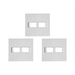 Kit C/3 - Placa Conjunto Modular Ilumi Vivaz 4X4 1 Modulo... Kit C/3 - Placa Conjunto Modular Ilumi Vivaz 4X4 1 Modulo...