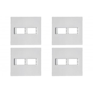 Kit C/4 - Placa Conjunto Modular Ilumi Vivaz 4X4 1 Modulo...