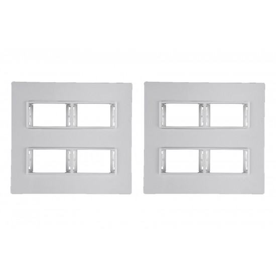 Kit C/2 - Placa Conjunto Modular Ilumi Vivaz 4X4 - 2 Modu...