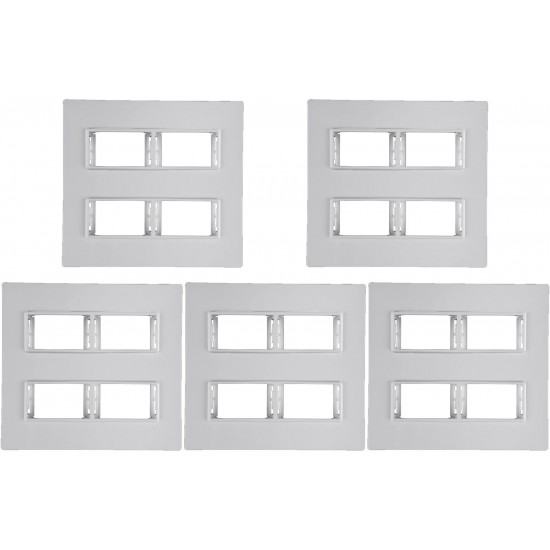 Kit C/5 - Placa Conjunto Modular Ilumi Vivaz 4X4 - 2 Modu... Kit C/5 - Placa Conjunto Modular Ilumi Vivaz 4X4 - 2 Modu...