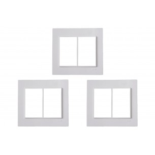 Kit C/3 - Placa Conjunto Modular Ilumi Vivaz 4X4 - 3 Modu... Kit C/3 - Placa Conjunto Modular Ilumi Vivaz 4X4 - 3 Modu...