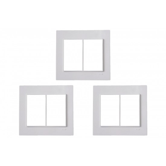 Kit C/3 - Placa Conjunto Modular Ilumi Vivaz 4X4 - 3 Modu... Kit C/3 - Placa Conjunto Modular Ilumi Vivaz 4X4 - 3 Modu...