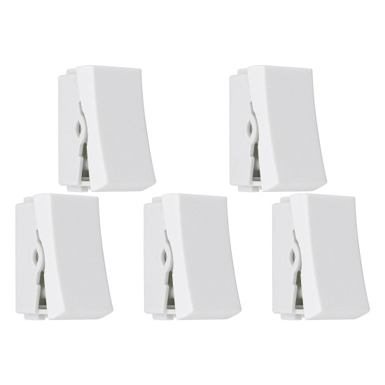 Kit C/5 - Modulo Steck Linha Stella 1 Paralelo 10A. Branc...