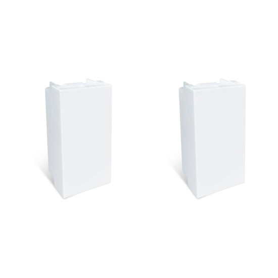 Kit C/2 - Modulo Steck Linha Stella Cego Branco 868090 Kit C/2 - Modulo Steck Linha Stella Cego Branco 868090