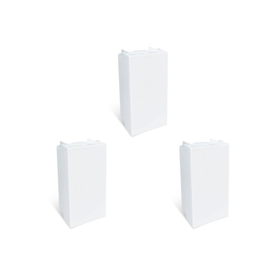 Kit C/3 - Modulo Steck Linha Stella Cego Branco 868090